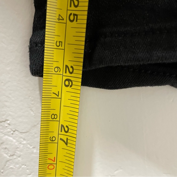 Good American Women's 0/25 Good Legs Straight Jean Black Coated GST001STNA - Picture 11 of 13